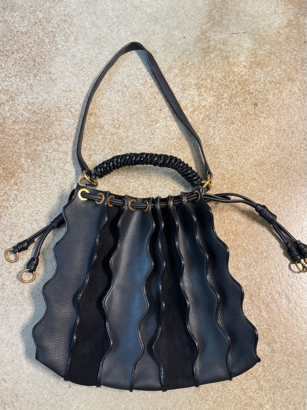 Dolce Vita Leather Shoulder Bag